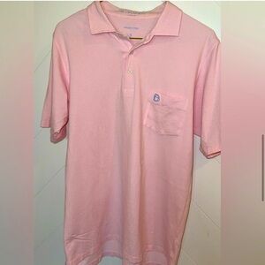 B Draddy Sport light pink polo shirt golf club Nevada Tour small pristine
